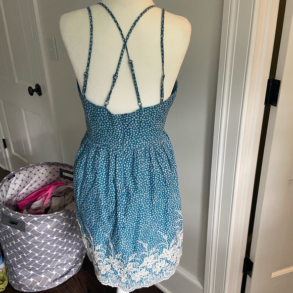 Alter’d State Blue Flower Dress - Picture 2 of 3